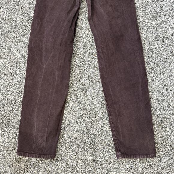 Junior Women’s Brown Corduroy American Eagle Pants 90's Straight Size Reg 0 - Picture 8 of 11